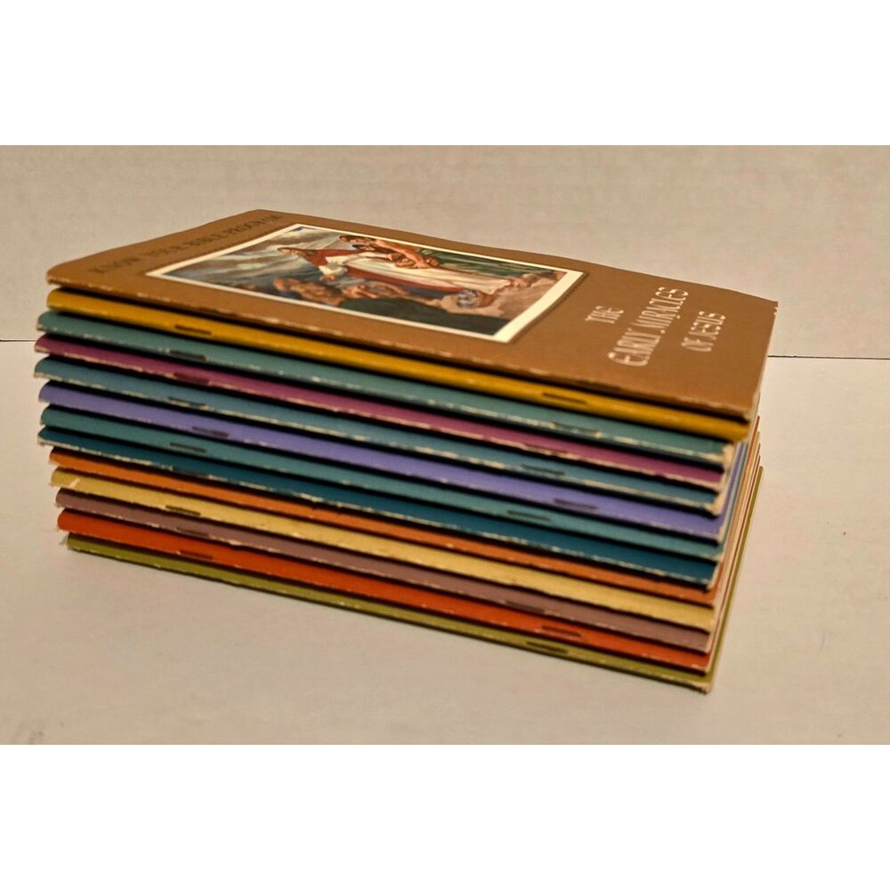 Know Your Bible Program Catholic 1958-59 Edition Set 13 Booklets with Stickers